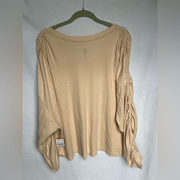 FREE PEOPLE | FP Movement Flow State Layer Top in Cream Color | Size L NWT - Picture 7 of 9